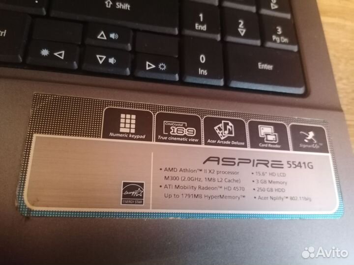 Ноутбук acer aspire