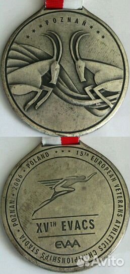Медаль спортивная evaa evacs evaci evacns