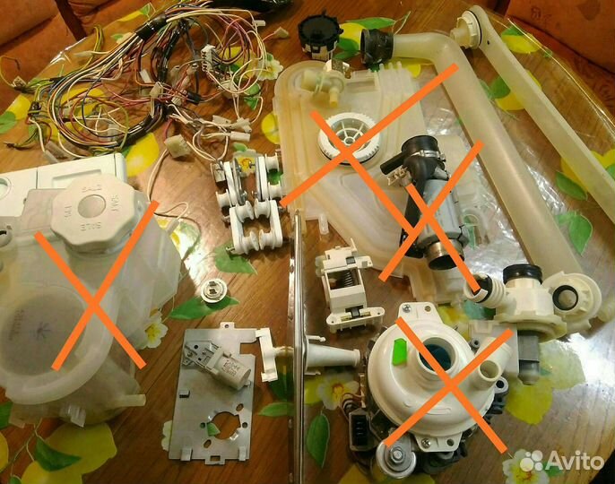 Запчасти пмм Whirlpool ADG758