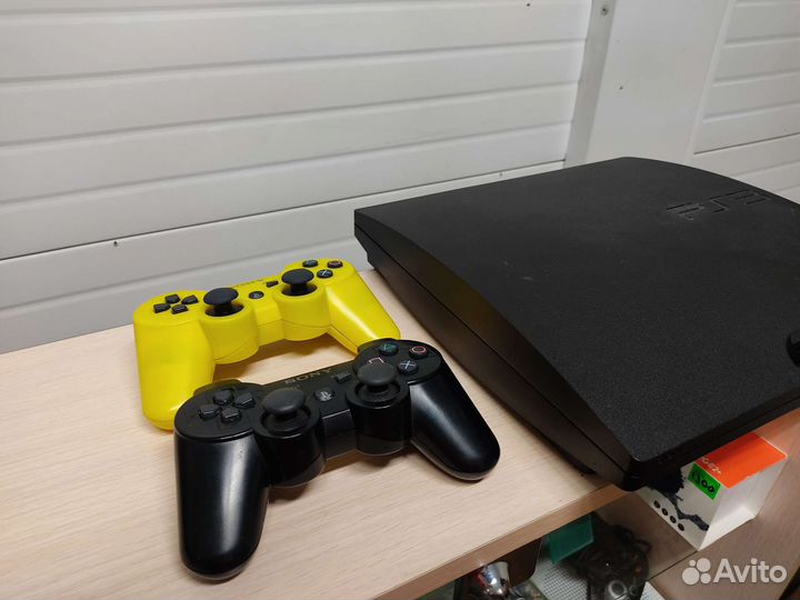 Ps3 slim (2 джойстика + много игр)