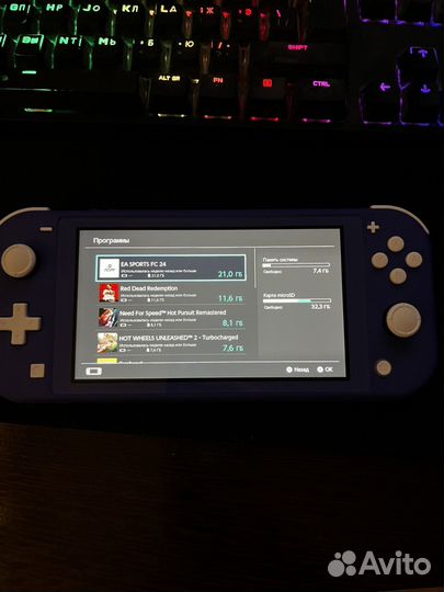 Nintendo switch lite 128 gb