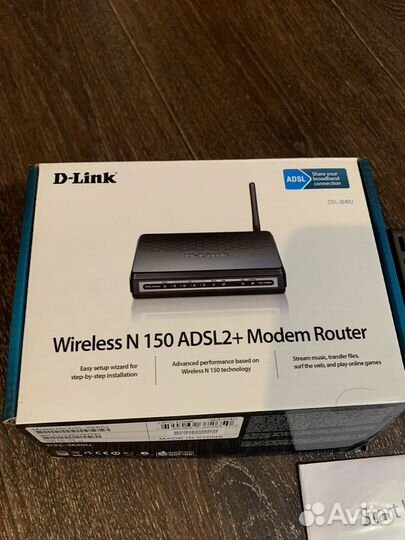 Роутер D-link dsl-2640 u