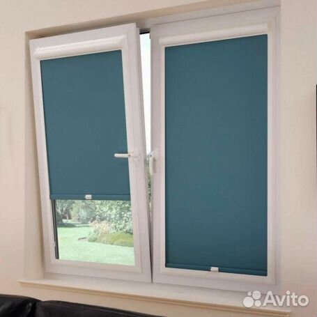 Рулонные шторы блэкаут UNI mini зебра