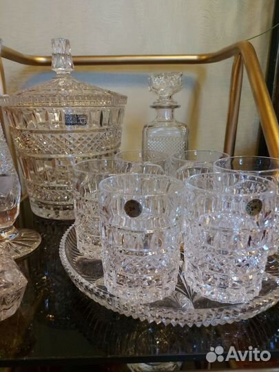 Крюшонница,графин, стаканы