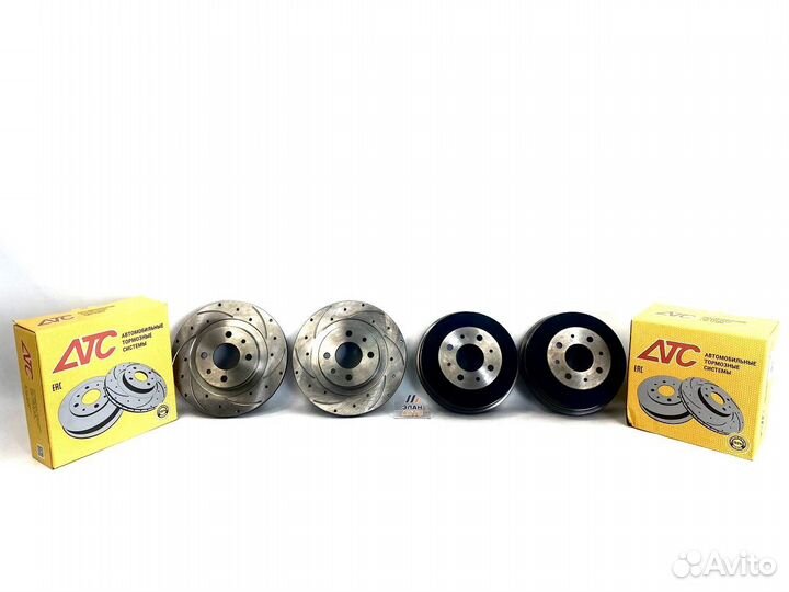 Комплект Тормозных дисков Sport+барабаны Приора