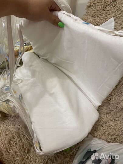 Бортики на детскую кроватку