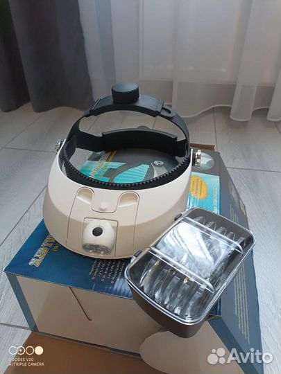 Бинокулярная лупа очки налобная