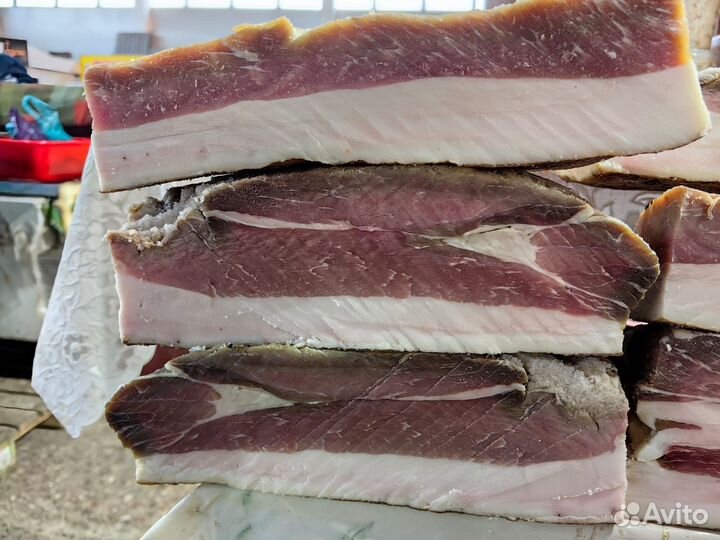 Сало Луганское соленое домашнее