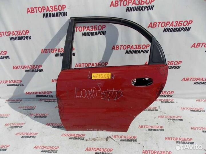 Дверь задняя левая Chevrolet Lanos T100 2004-2010