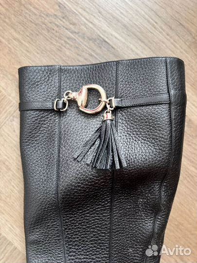 Кожаные сапоги Gucci 40 размера оригинал