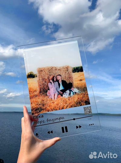 Трек-пластинка, живое фото на стекле