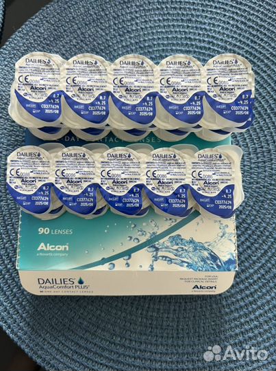 Контактные однодневные линзы Alcon Aqua Comfort