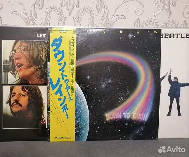 Lp Rainbow Down To Earth 1979 Polydor Japan Mint