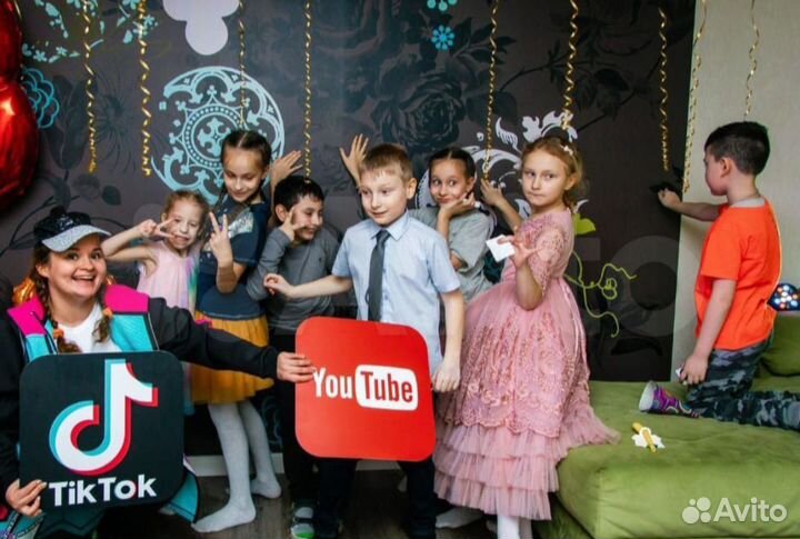 Аниматоры, пенная вечеринка,тик-ток, Азотное шоу