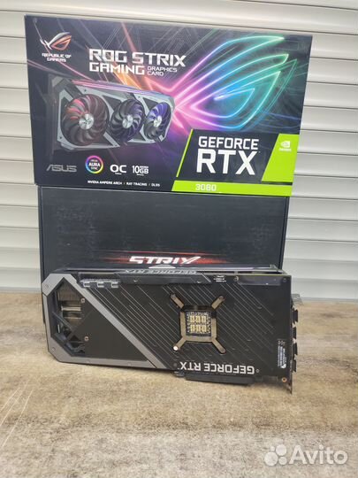 Видеокарта GeForce RTX 3080 asus ROG-strix-RTX3080