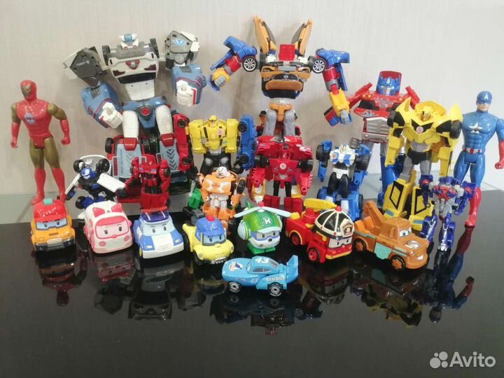 Детская коллекция тоботов (трансформеры)