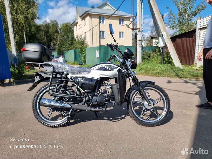 Мопед альфа 110. motoland alpha RX11 luxq