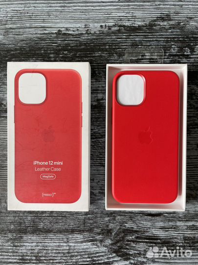 Новый Оригинальный кожаный чехол на iPhone 12 mini