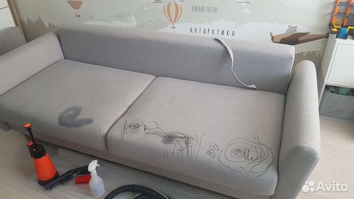 Химчистка мягкой мебели, диванов, матрасов, ковров