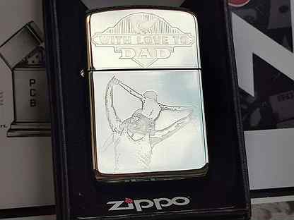 Зажигалка Zippo Armor white copper sterling