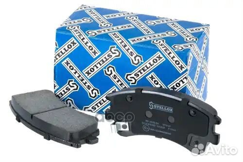 Колодки тормозные дисковые передние с антискрип