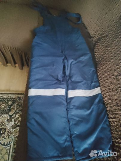 Новый Полукомбинезон зимний рабочий р52-54