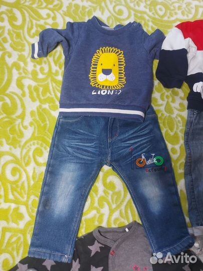 Детская одежда для мальчиков 74 80 пакетом