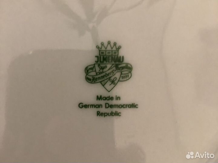 Тарелки суповые гдр и десертные гдр