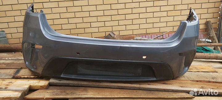 Задний бампер киа рио IV 2017 год