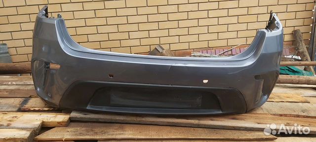 Задний бампер киа рио IV 2017 год