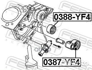 Ролик натяжной ремня грм Opel Astra 1.7D