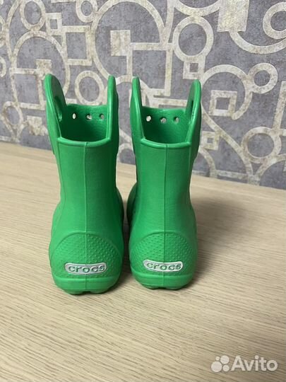 Детские резиновые сапоги crocs