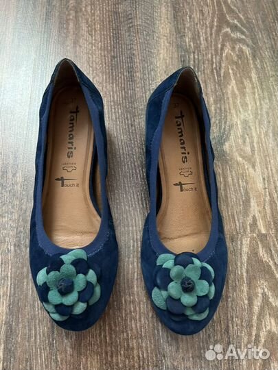 Балетки tamaris 37 размер бу