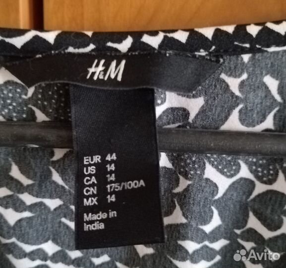 Платье-миди h&m, размер 44 евр