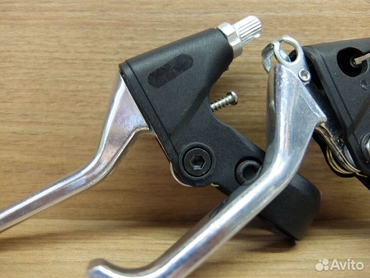 Ручки/рычаг тормоза комплект, пластик/алюминий