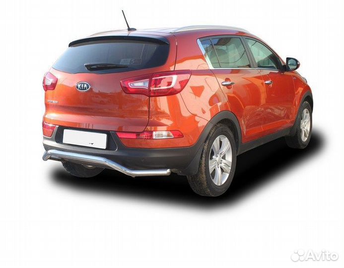 Защита заднего бампера Kia sportage (2010)