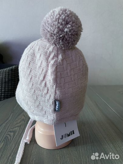 Шапочка для новорожденной девочки новая