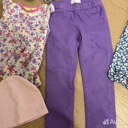 Пакет одежды на девочку на рост 104-110