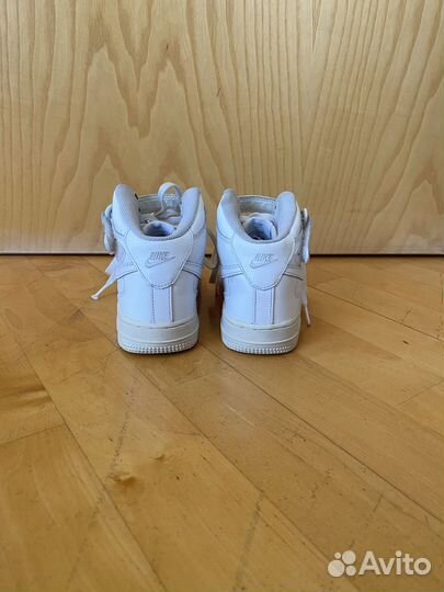 Кроссовки nike AIR force 1 MID детские, р 33,5