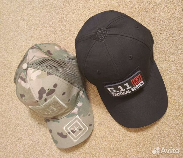 Бейсболка 5.11 tactical, черная и мультикам