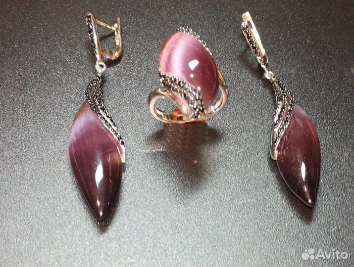 Серебряный гарнитур