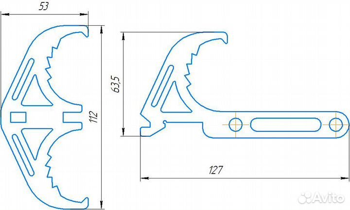 Кошка-крюк тактическая саперная
