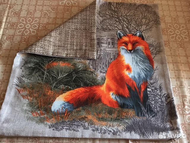 Наволочка декоративная на подушку на молнии