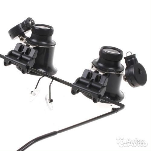 Очки Лупа для ювелира, часовщика с 20х увеличением