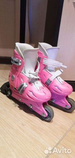 Роликовые коньки детские раздвижные 25-29р