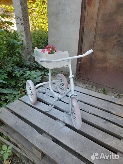 Подставка для цветов декоративный велосипед