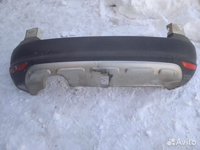 Бампер задний skoda yeti