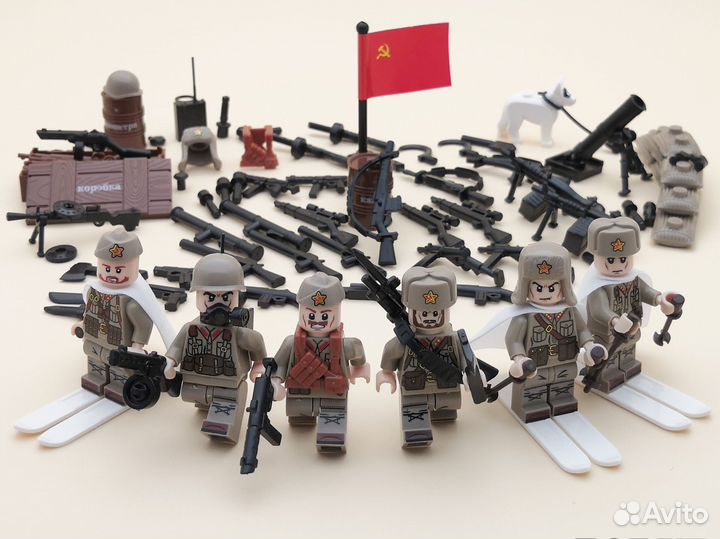 Lego солдаты Красной армии