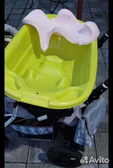 Ванночка +горка для купания