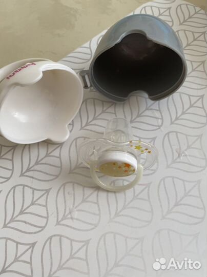 Пустышка avent 0-6 Контейнер lubby